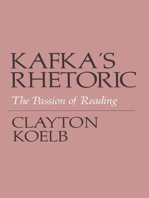 cover image of Kafka's Rhetoric